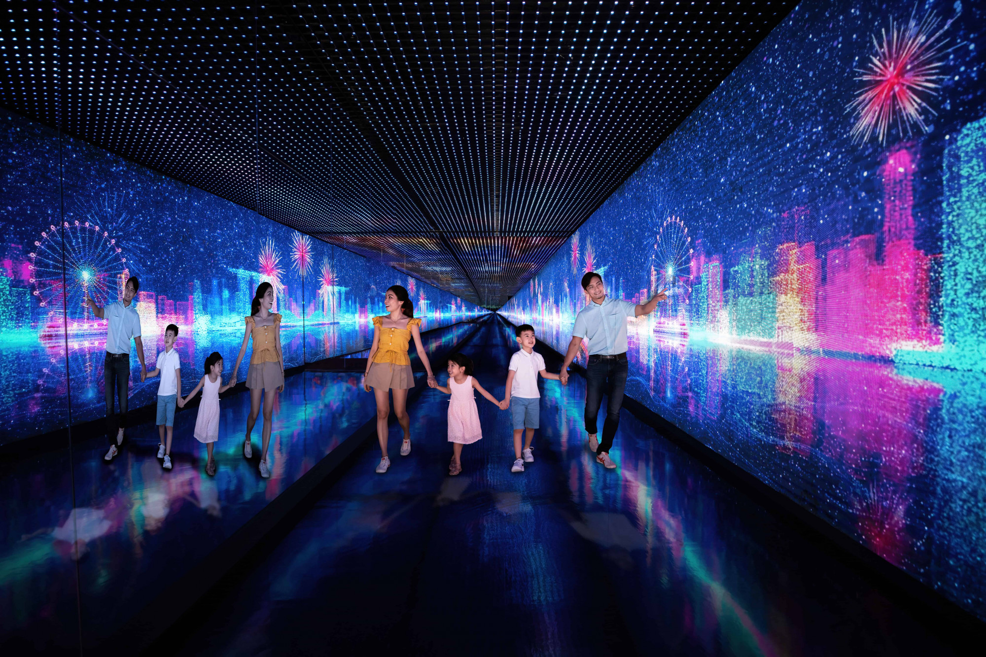 Infinity Space Family Shot Blue